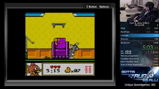 Tom & Jerry (GBC) - All levels in 14:05