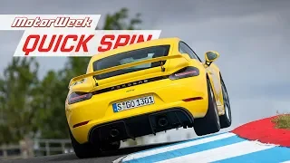 2020 Porsche 718 Cayman GT4 and Boxster Spyder | MotorWeek Quick Spin