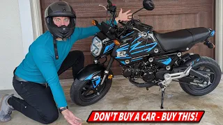 New cars cost TOO MUCH in 2024 // So I bought a Honda Mini Motorcycle!