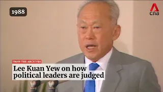 Lee Kuan Yew on the traits of good political leaders | From the archives