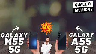 Galaxy M55 5G vs Galaxy A55 5G Qual é o MELHOR? (Comparativo)