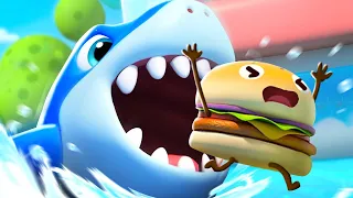 The Big Shark Adventure +More | Yummy Foods Family Collection | Best Cartoon for Kids