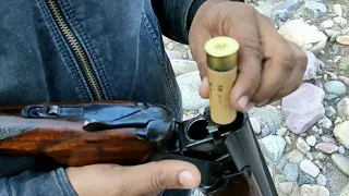 Over under made in USSR Baikal 12 gauge shot gun