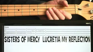 Sisters Of Mercy Lucretia My Reflection Guitar Chords Lesson with Bass Tab