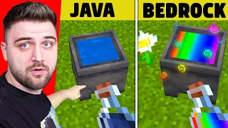 Mituri JAVA vs BEDROCK in Minecraft...