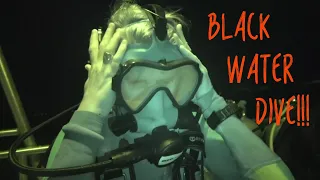 SCARIEST Dive Yet  - Midnight ocean SCUBA in 5,000 ft of water! Sailing Vessel Delos Ep. 223