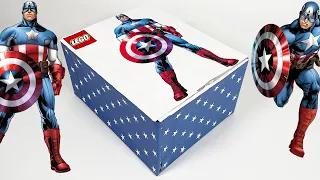 LEGO Captain America Box / easy to make / DIY paper Super Heroes