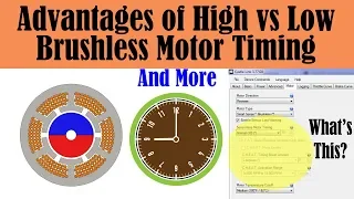 Timing Explained for Brushless Motor and ESC's