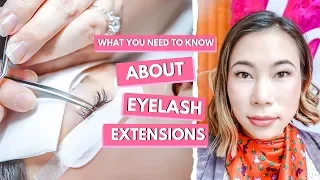 My EYELASH EXTENSION Experience | Before and After + EVERYTHING YOU NEED TO KNOW