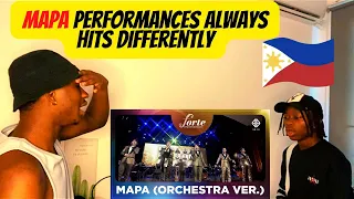 SB19 'MAPA' (Orchestra Ver.) | Forte Pop Orchestra Concert Stage | EMOTIONAL REACTION