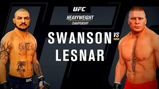 EA Sports UFC 4 Gameplay Brock Lesnar vs Cub Swanson