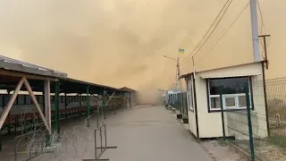 Пожежа на Луганщині. Вогонь поширився до КПВВ «Станиця Луганська»