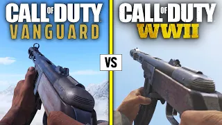 Call of Duty WW2 vs VANGUARD [2021] — Weapons Comparison