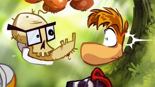 Rayman Origins - 100% Walkthrough Part 1 - Jibberish Jungle