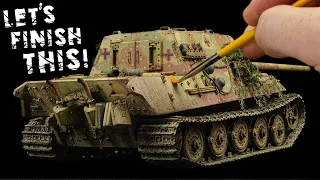 Let's Finish The Jagdtiger With Some Stowage and Finishing Touches!