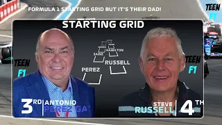 2022 F1 Starting Grid But It's The Drivers Dads!!