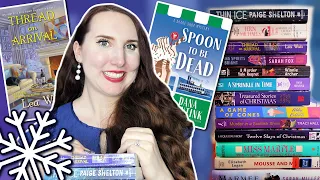 Cozy Christmas and Winter Book Recommendations❄️Winter Cozy Mysteries!