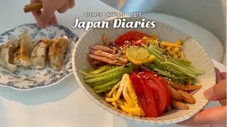 Korean living in Japan, 🧑‍🍳 Making Takoyaki, Hiyashi Chuka (Cold Ramen) and Cream scones.