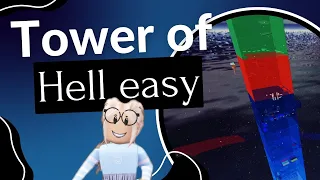 Ich spiele Tower of Hell easy! (Roblox deutsch)