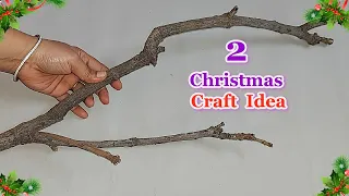 2 New Christmas decoration idea with  Simple materials |DIY Economical Christmas craft idea🎄70