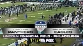 2003 NFC Championship Panthers vs Eagles Highlights (3 Ints by Ricky Manning).