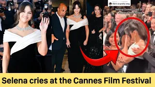 Selena Gomez cries and receives standing ovation at the Cannes Film Festival