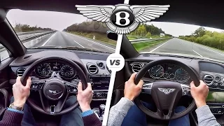 BENTLEY Bentayga vs Continental GT AUTOBAHN POV & ACCELERATION 0-280 km/h by AutoTopNL