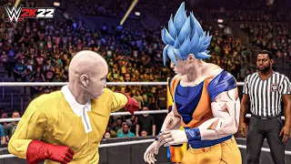 Wwe 2k22 - Saitama vs Goku