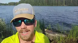 Rannalta kalastusta, katotaan onko kuhat paikalla! 🎣🎣