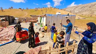 Flood and storm in the village 🌪🌊 The Peren family faces the challenge of rain ⛈️