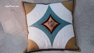 Curves Tutorial - Set for sewing patchwork patterns #lizadecor Patchwork pillow