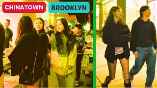 Chinatown Culture: New York Street Food and Chinese Girls