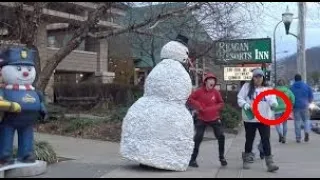 SCARY SNOWMAN TOP REACTIONS #2 | FUNNY PRANK