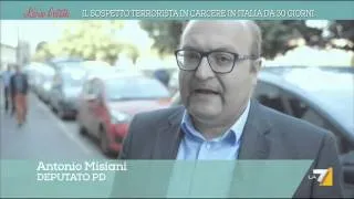 Il sospetto terrorista in carcere in Italia da 30 giorni