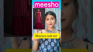 Trendy Sharara set from MEESHO💕 under ₹700/-#meesho#shorts#ytshorts  #sharara#viral