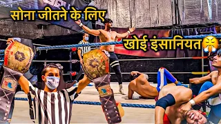 Indian pro wrestling 🇮🇳"The Soul Reaper”Rahu & Speedy vs Alpha-G & Avi tag team championship match