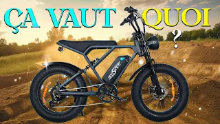 Fat bike électrique 1er prix. Onesport one s3