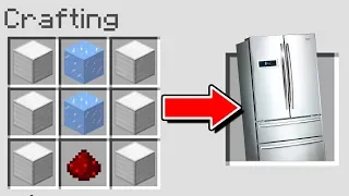 Minecraft : How To Make  A WORKING FRIDGE(NoMods) (Ps3/Xbox360/PS4/XboxOne/Pocket Edition)