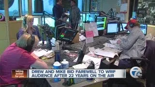 Drew & Mike bid farewell