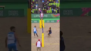 VÓLEIBOL PLAYA 🏐🏖️ #juegospanamericanos #santiago2023 #juegosparapanamericanos #chile #américa