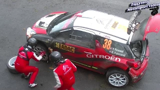WRC Deutschland 2017 day1 crashes mistakes show