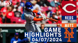 Mets vs Reds (04/07/24) | NY Mets Highlights | SNY