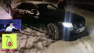 Trenutak kada je Simi zaglavio Mercedes u snegu....😱