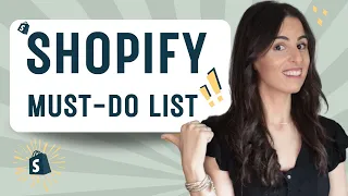 Shopify Must Do List 🔥 Don't miss this! Tips and Tricks To Improve Your Shopify Store in 2024