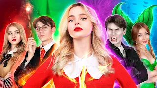 Nova Bruxa na Escola de Magia! Sereias, Vampiros & Bruxas em Uma Escola