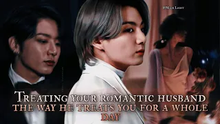 Treating your romantic Mafia husband the way he treats you, for a whole day - Jungkook Oneshot