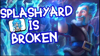 Evolved Knight Splashyard is *BREAKING* Clash Royale!
