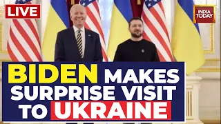 WATCH LIVE:  Joe Biden lands In War-Zone Ukraine | Zelenskyy, Biden Walk Together In Kyiv |LIVE News