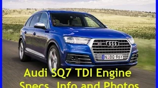 [WATCH NOW] Audi SQ7 TDI Engine Specs, Info and Photos