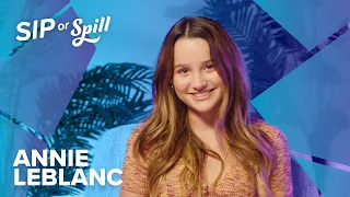 ANNIE LEBLANC | “What's your biggest fear?” | Sip or Spill Q&A